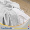 Color Sense 100% Cotton Warm & Cozy Super Soft Antimicrobial Matelasse Weave Blanket - 2 of 4