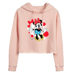 Women's - Disney - Mickey & Friends Cropped Graphic Hoodie - 1 of 3
