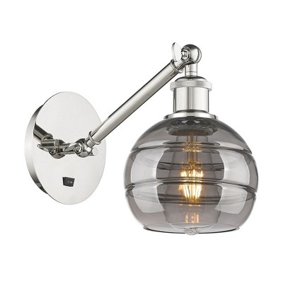 Rochester - 1 Light Arm Adjusts Up and Down Wall Sconce In Industrial Style-7.88 Inches Tall and 5.88 Inches Wide