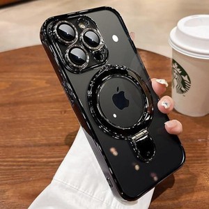 Entronix Apple iPhone 11 [Magnetic-Compatible] Case - Shiny Ring Holder, - 1 of 4