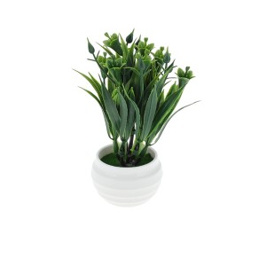 Unique Bargains Artificial Plants Narcissus Plastic 4.72"x4.72"x5.91" 1 Pcs - 1 of 4