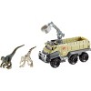 Matchbox Jurassic World Rebirth Dino Transporter Toy Car or Truck and 1-2 Mini Dinosaurs (Styles May Vary) - 2 of 4