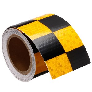 Unique Bargains Square Pattern Cars Waterproof Adhesive High Visibility Safety Reflective Tape - 1 of 4