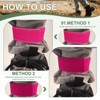 Unique Bargains Nylon Elastic Hiking Fishing Cycling Ankle Boot Straps 4 Pcs - 4 of 4