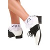 HalloweenCostumes.com  Women Women's 1950s Drive-in DIY Costume Kit, Black/White - 4 of 4