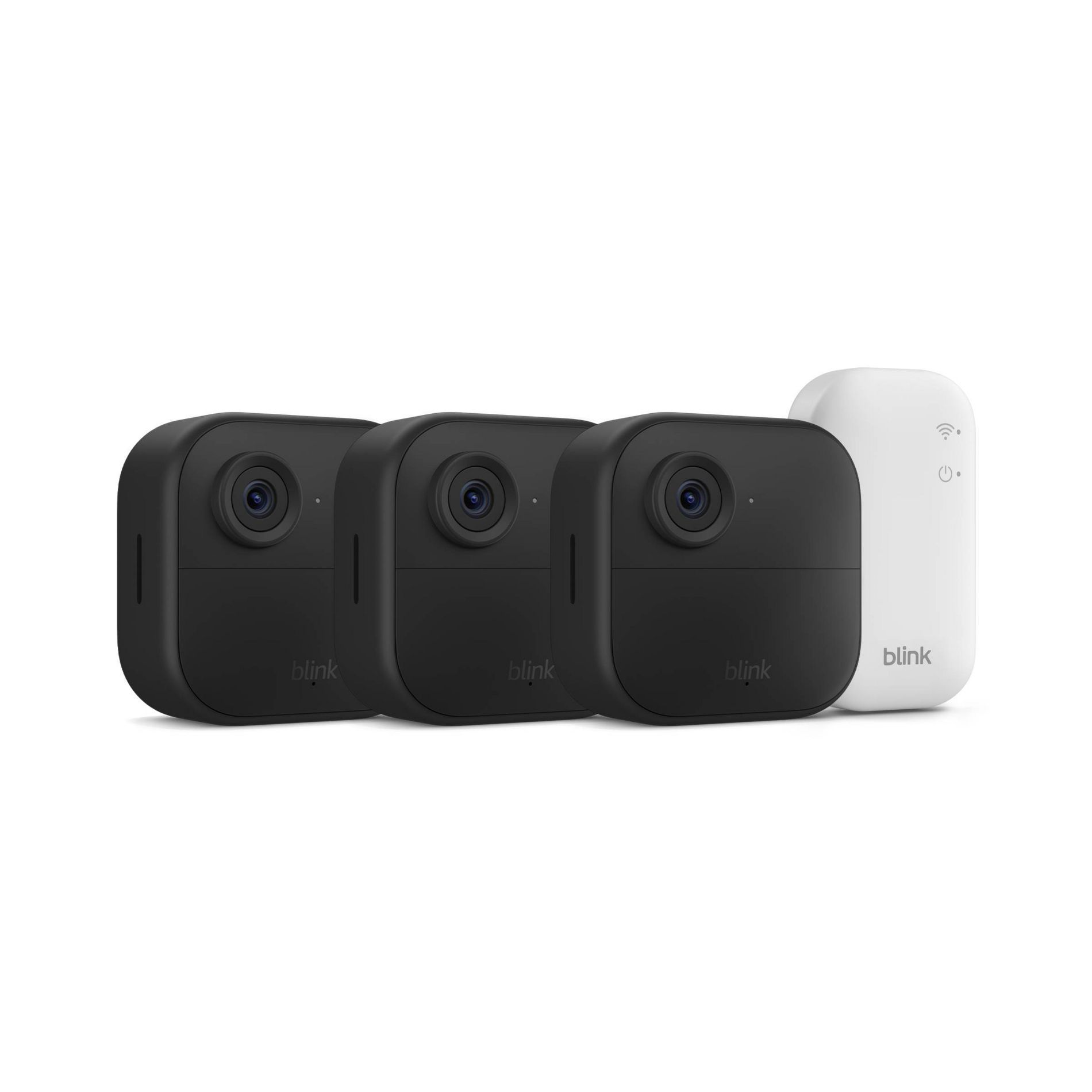 Blink Outdoor 4 Wireless Smart Security Camera, 2 Year Battery Life, 1080p HD , Two-Way Talk, Sync Module Core Included - 3 Camera System