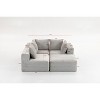 CAVINAS Comfy Corduroy Sofa with 4 Seaters,Magic Cube Sofa with Modular Configuration,U Shape Sectional Sofa for Living Room Furniture - 3 of 4
