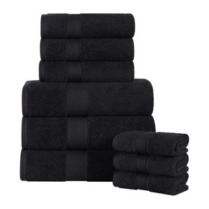 Organic Cotton Medium Weight Solid Towel Set by Blue Nile Mills - 1 of 4