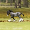 Breyer Corral Pals Horse Collection Black Sabino Roan Clydesdale Stallion Model Horse - 2 of 4
