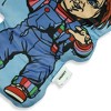 Child's Play Pillow Evil Chucky Soft Plush Travel Cloud Pillow 22" X 15" Multicolored - 2 of 4