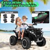 JOYRACER 24V 7Ah Kids Ride-On ATV Quad with Bluetooth, Music, USB & MP3 Port, Electric 4-Wheeler Toys Cars for Outdoor Adventure - 4 of 4