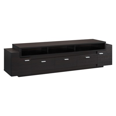 Barth Transitional Entertainment TV Stand for TVs up to 84" Dark Cappuccino - HOMES: Inside + Out