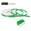 Unique Bargains Polyester Soft Decorative Cake Box Gift Wrapping Ribbon 1/4" x 25 Yard Green - 2 of 4