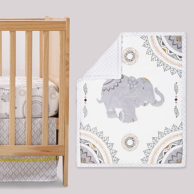 Grey elephant hot sale nursery bedding