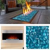 Home-Complete 10.47 lbs  .75"  Marble Fire Glass Aqua Blue - 3 of 4