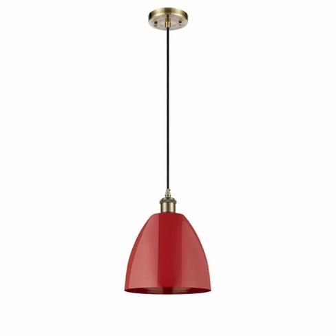 Innovations Lighting Plymouth Dome 1 - Light Pendant in  Antique Brass - image 1 of 1