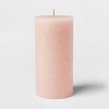 Peony & Cherry Blossom Cozy Pillar Candle Pink - Threshold™ - 3 of 3