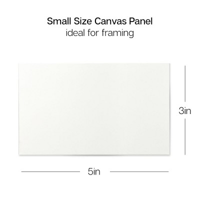 KINGART Canvas Panels 3" x 5" 14 pc