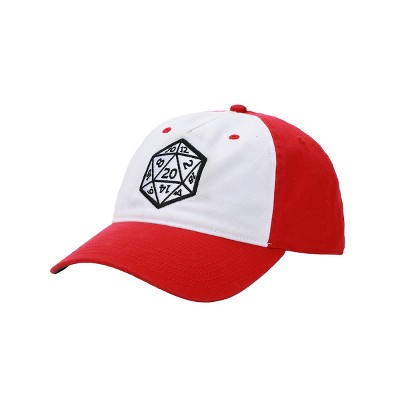 Dungeons and Dragons 20-Sided Die Patch Adult Baseball Cap
