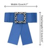 Elerevyo Women's Brooch Rhinestone Solid Color Bow Ties 1 Pc - 2 of 4