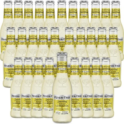 Fever Tree Sparkling Sicilian Lemonade - Premium Quality Mixer - Refreshing Beverage for Cocktails & Mocktails 200ml Bottles