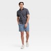 Men's Short Sleeve Poplin Shirt - Goodfellow & Co™ Aqua Blue - 3 of 3