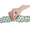 Elerevyo Women Polka Dots Striped Skinny Satin Long Neck Scarves 47.2"x2.4" 1 Pc - 4 of 4