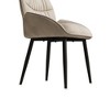 PAGED Luxury Velvet Dining Chairs Modern Dining Room Chairs with High Rebound Seat Cushion for Dining Room, Kitchen, Restaurant - 4 of 4