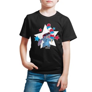 Boys' - Lilo and Stitch - Stitch Ice Cream Short Sleeve Graphic T-Shirt - 1 of 4
