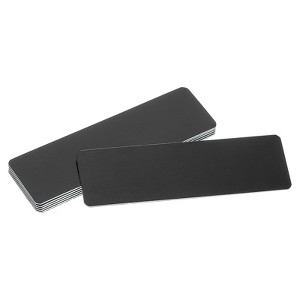 Unique Bargains Aluminium DIY Engraved Blank Nameplate Office Signages 6 Pcs - 1 of 4