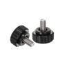 Unique Bargains Plastic Threaded Bolt Knurled Clamping Knob Thumb Screws 6 Pcs - 3 of 4