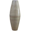Uniquewise Bamboo Cylinder Shaped Floor Vase - Handcrafted Tall Decorative Vase - Ideal for Dining Room, Living Room, and Entryway - 3 of 4