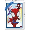 Trends International Marvel Spidey and His Amazing Friends - Group Framed Wall Poster Prints - 3 of 4