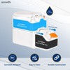 Outdoor Portable Cassette Toilet for Camping with Detachable Waste Tank, Level Indicator, Easy to Clean - 3 of 4
