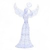 LuxenHome 5Ft Angel Playing Trumpet Outdoor Holiday Decoration with Lights White - 3 of 4