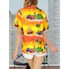 LA LEELA Hawaiian Shirts Womens Casual Summer Beach Party Tops Blouses Shirt Tropical Blouse Short Sleeve Button Up Dress Shirts Dresses - 2 of 4