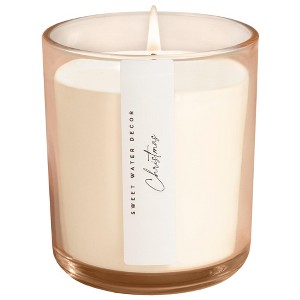Christmas Soy Candle - Tinted Glass Jar - 12 oz - 1 of 4