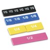 Learning Resources Magnetic Rainbow Fraction Soft Foam Magnetic Tiles 51pc Ages 6plus: Educational Teaching Aid for 1st Grade - 2 of 4