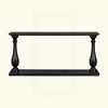 KIGFTSOD Vintage Sofa Table Console Table with Luxurious Pine Veneer and Elegance Vase-Leg Design for Living Room Study Room Entryway Bedroom - 4 of 4