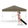 Pop Up Canopy Tent Outdoor Canopy with No Removable Sidewall One-Person Set Up Heavy Duty Commercial Instant Tent Shelter - 2 of 4