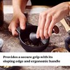 Alva Nori Enameled Cast Iron Mortar and Pestle Set 4" 2 C. Nonstick Manual Food Grinder, Non Toxic, Manual Crusher for Herbs & Spices, Kitchen Tools - 4 of 4