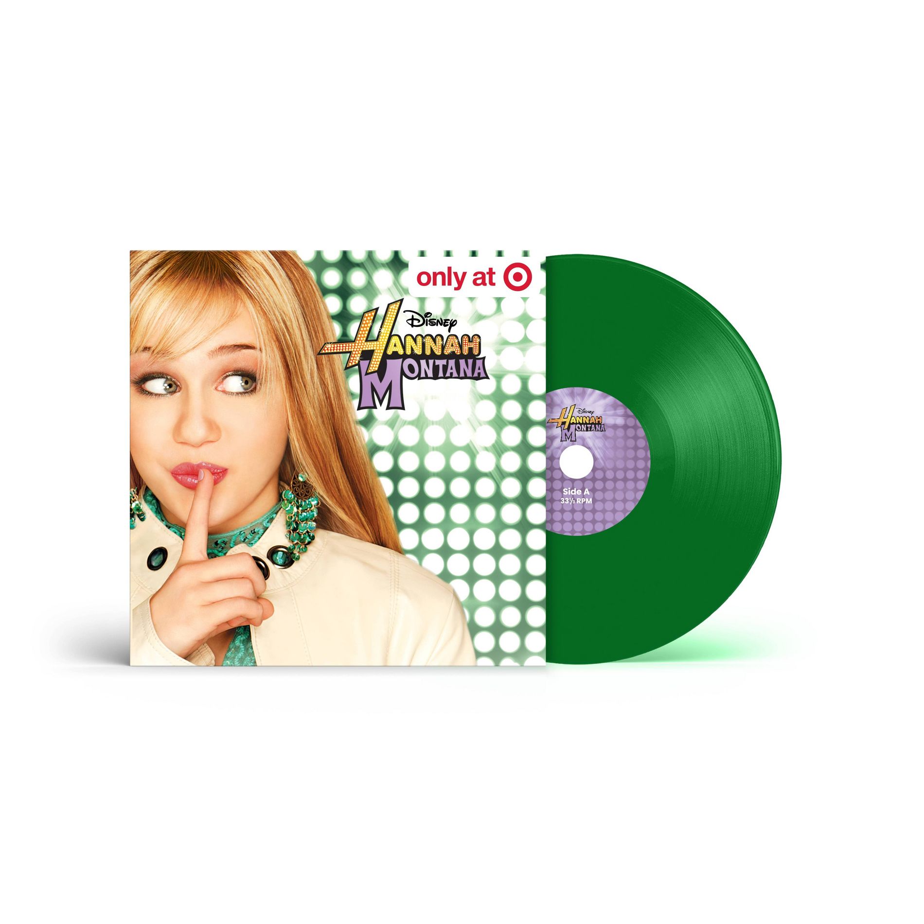 Hannah Montana Tiny Vinyl - The Best of Both Worlds/If We Were a Movie(Target Exclusive, vinyl 4 inch)