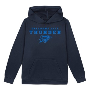 NBA Oklahoma City Thunder Boys' Poly Hooded Sweatshirt - 1 of 1