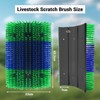 2 Pcs Scratching Brush for Livestock, Large Horse Brushes for Grooming, Cows Massage Cleaning Relieve Itching - 2 of 4
