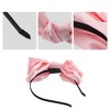 Unique Bargains Women's Fashion Satin Bow Knot Headband 0.31 Inch Wide 1 Pc - 3 of 4