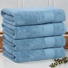 Luxury Cotton Heavyweight Solid Plush Towel Set by Blue Nile Mills - 2 of 4