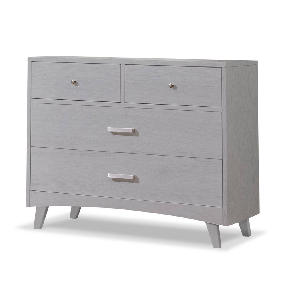 Photos - Dresser / Chests of Drawers Sorelle Soho 4 Drawer Dresser - Weathered Gray