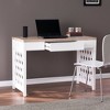 PAGED Computer Desk, Simple Modern Office Desk with 2 Cabinets and 3 Drawers, Executive Desk for Office, Study - 2 of 4