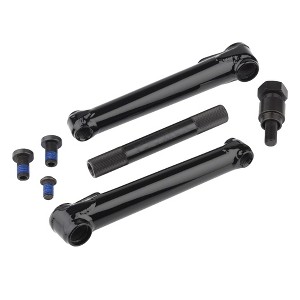 Cult Crew BMX 3 Piece Crankset 170mm 19mm Single Speed Steel Black - 1 of 1