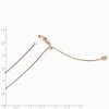 Black Bow Jewelry 0.8mm 14k Rose Gold Adjustable Box Chain Necklace - 2 of 4
